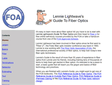 Tablet Screenshot of lennielightwave.com